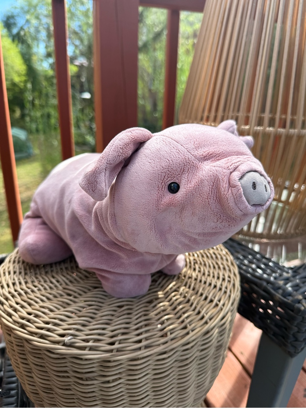 *RETIRED* Jellycat Mellow Mallow Pig - Large 15” Stuffed Plush Animal